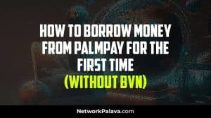 Borrow Money PalmPay First Time no BVN