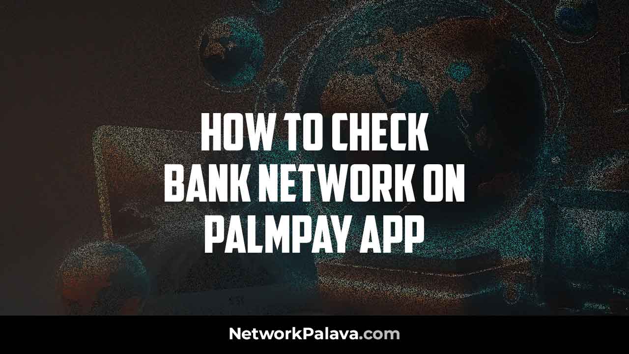 Check Bank Network PalmPay App