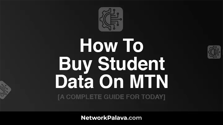 How To Buy Student Data On MTN