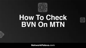 How To Check BVN On MTN