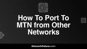 How To Port To MTN from Other Networks